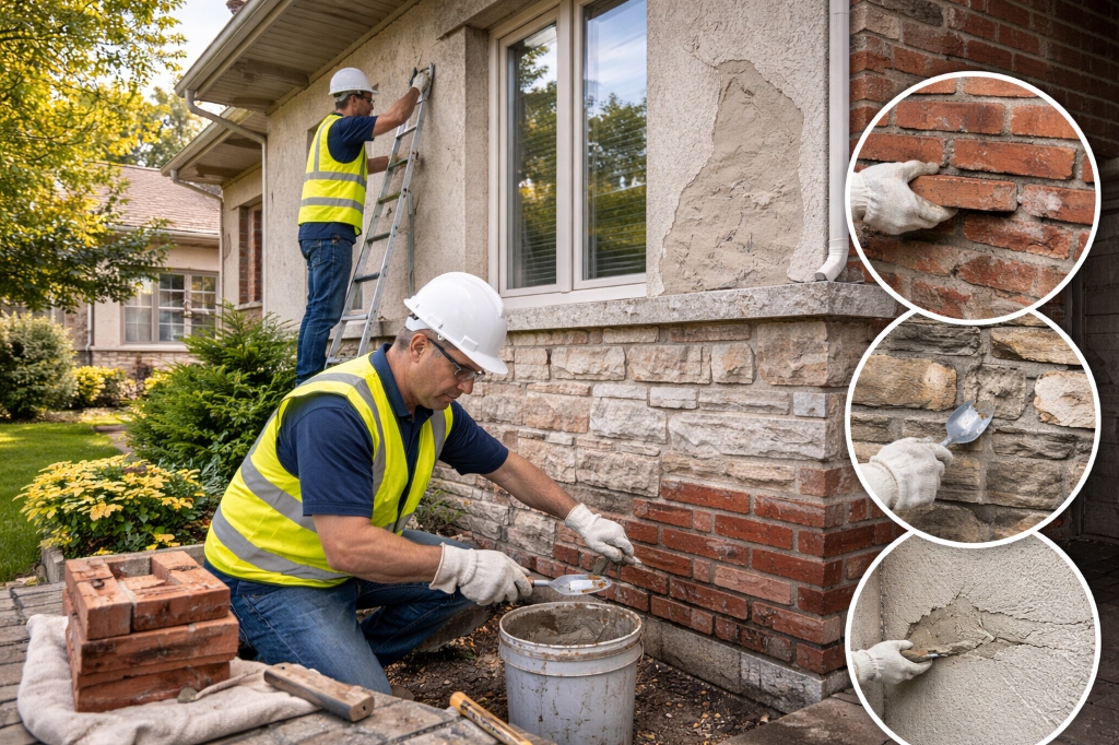 Brick, Stone & Stucco Repairs (Residential)
